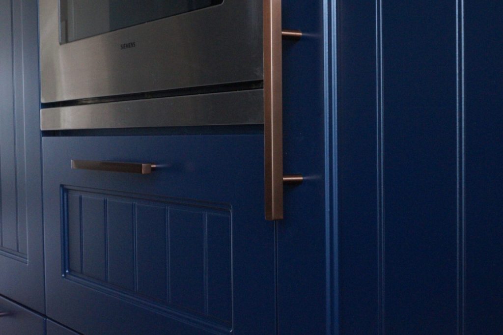 Blauw spuiten keuken