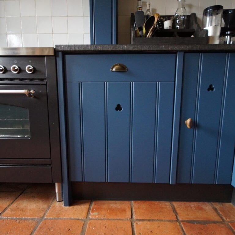 Keukenkastjes donkerblauw
