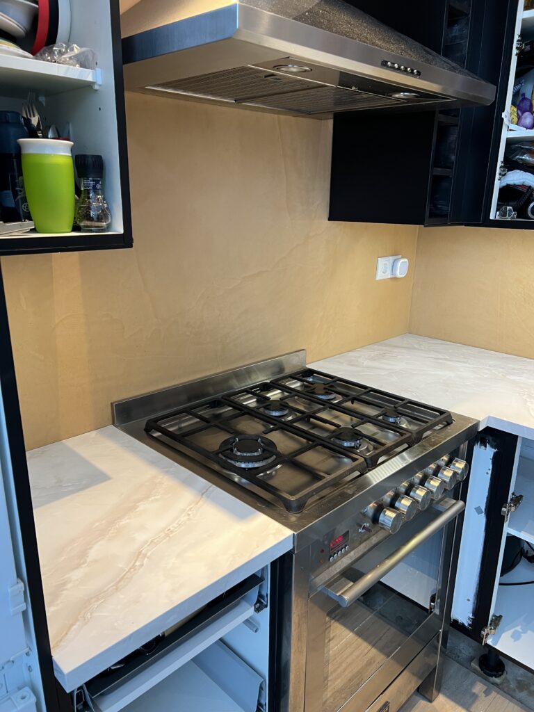 Nieuw keukenblad keuken opknappen